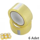 6 Adet Akrilik Koli Bandı 45 X 100 Mt