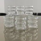 6 Lı Borosilikat Isıya Dayanıklı Kahve Yanı Halka Şekilli Bardak Sunum Bardağı