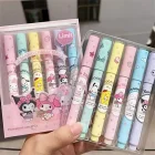 6 Lı Fosforlu Kalem Seti Sanrio Karakterleri Kuromi Hello Kitty