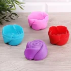 6 Lı Mini Silikon Gül Muffin Kek Kalıbı