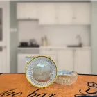 6 Lı Sigma Altın Yaldız Cam Kase Çerezlik Sosluk