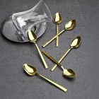 6 Lı Sude Klasik Çay Kaşığı Gold