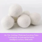 6 Lı Yün Çamaşır Makinesi Kurutma Topu Yumuşatıcı