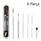 6 Parça Paslanmaz Çelik Kulak Temizleme Seti
