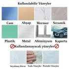 60 Parça Çok Amaçlı Çift Taraflı Bant 1 X 4 Cm