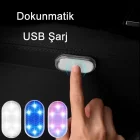 7 Renk Araç İçi Ayak Altı Led Lamba Dokunmatik Sensörlü Kolay Montaj