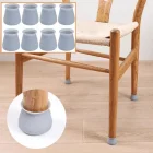 8 Li Silikon Sandalye Ayağı Koruyucu Çizdirmez