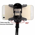 Akrobat Telefon Tutucu Oynar Başlıklı Siyah