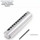 Alüminyum Kasa Çevirmeli Araç İçi Park Telefon Numaratörü