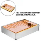 Ayarlanabilir Kare Dikdörtgen Kek Kalıbı 20-40 Cm