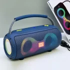 Bluetooth Led Işıklı Speaker Hoparlör Dj Des Kalitesi Type C Usb Aux Tf Et311