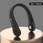 Boyun Askılı Şarjlı Fan Vantilatör Serinletici Siyah