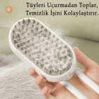 Buharlı Kedi Köpek Yıkama Fırçası Tarağı