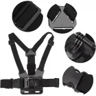 Cep Telefonu Ve Aksiyon Kamerası Uyumlu Vlog Video Çekim Göğüs Kemeri