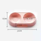 Çift Bölmeli Kedi Köpek Mama Kabı