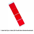 Çok Amaçlı Plastik İskandinav Raf Gri