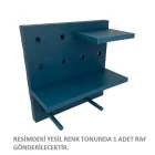 Çok Amaçlı Plastik İskandinav Raf Yeşil