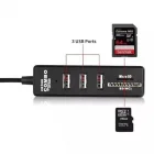 Combo 5 Port Usb 3.0 Çoğaltıcı Tf Ve Sd Girişli