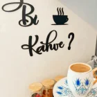 Dekoratif Bi Kahve Ahşap Mutfak Görseli