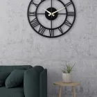 Dekoratif Lazer Kesim Roma Rakamlı Duvar Saati