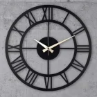 Dekoratif Lazer Kesim Roma Rakamlı Duvar Saati