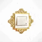 Dekoratif Pleksi Priz Kenarı Süsü Motifli Gold
