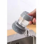 Deterjan Hazneli Bulaşık Fırçası Telli 2 Uçlu