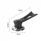 Dikey Tasarımlı Tencere Kapağı Kolu Siyah