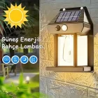 Dış Mekan Güneş Enerjili Ampül Bahçe Lambası Solar Lamba