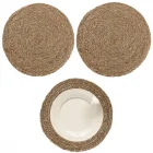 El Yapımı Lüx Örme Hasır Amerikan Servis 2 Li