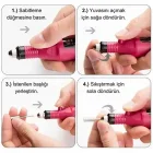 Elektrikli Manikür Pedikür Törpü Makinesi