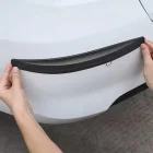 Esnek Araba Tampon Koruyucu Karbon Desenli Siyah