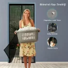 Siyah Mıknatıslı Kapı Sinekliği 105 X 210 Cm