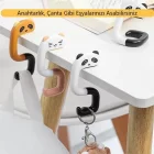 Hayvan Figürlü Katlanabilir Kancalı Çanta Askısı