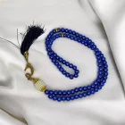 Hediyelik Taşlı Zikirmatik Ve Tesbih Seti Kutulu Lacivert