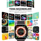 Hk8 Pro Max Akıllı Saat Amoled Siyah Kasa