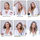 Isısız Saç Şekillendirme Seti Saten Saç Sosisi Saç Bigudisi Seti Saç Şekillendirici