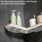 Katlanabilir Çok Amaçlı Aç Kapa Köşe Banyo Rafı