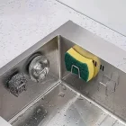 Kendinden Yapışkanlı Çelik Güçlü Mutfak Banyo Askısı Çok Amaçlı Süngerlik