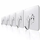 Kendinden Yapışkanlı Güçlü Şeffaf Askı 5 Li Set