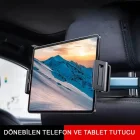 Koltuk Arkası Ayarlanabilir Tablet Telefon Tutucu