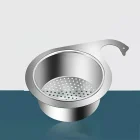 Kuğu Tasarımlı Paslanmaz Çelik Lavabo Drenaj Sepeti Süngerlik
