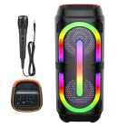 Kule Tipi Parti Hoparlörü Blutooth Rgb Hoparlör Mikrofonlu