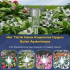 Metal Gövdeli Solar Güneş Enerjili Bahçe Lambası Saplamalı 10 Lu