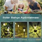 Metal Gövdeli Solar Güneş Enerjili Bahçe Lambası Saplamalı