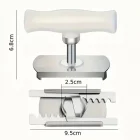 Metal Kavanoz Şişe Kapağı Açma Aparatı Kapak Açıcı