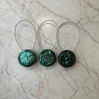 Mıknatıslı Perde Mandalı Tokası Yeşil