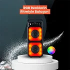 Mikrofonlu Ekstra Bass Fm Sd Bluetooth Hoparlör