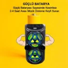 Mikrofonlu Ledli Karaoke Bluetooth Hoparlör