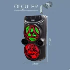 Mikrofonlu Ledli Karaoke Bluetooth Hoparlör